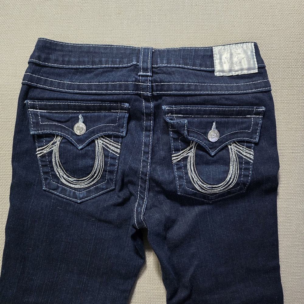 True Religion Women’s Straight  Leg Joey Blue Jeans Size 29